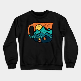 Coffee and Adventure Crewneck Sweatshirt